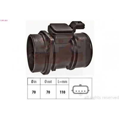 Dacia Luftstrømsensor 1.991.454 - Luftstrømsmåler Dacia Luftstrømsensor 1.991.454 - Luftstrømsmåler
