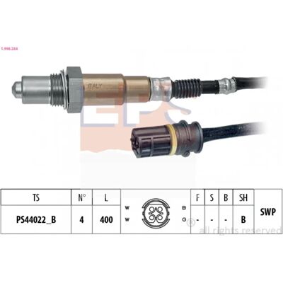 Mercedes-Benz Modell 1.998.284 Oppvarmet oksygensensor - Oksygen sensor Mercedes-Benz Modell 1.998.284 Oppvarmet oksygensensor - Oksygen sensor