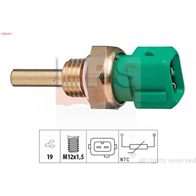 EPS 1.830.211 Vattentemperatursensor - Temperatur Sensor EPS 1.830.211 Vattentemperatursensor - Temperatur Sensor
