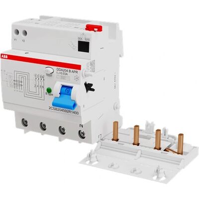 ABB DDA204 40A 4P Disjoncteur Différentiel - Modular, 40A - Publicité ABB DDA204 40A 4P Disjoncteur Différentiel - Modular, 40A - Publicité