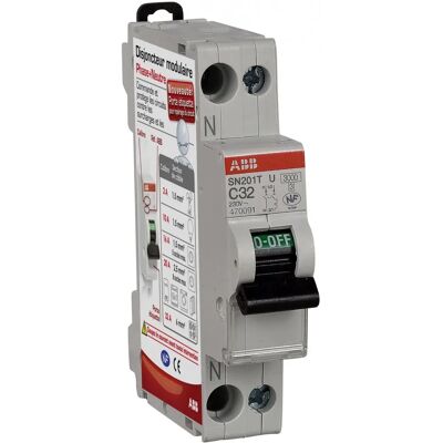 ABB - PH/N 32A - 1+N - Modulaire - Disjoncteur - Publicité ABB - PH/N 32A - 1+N - Modulaire - Disjoncteur - Publicité