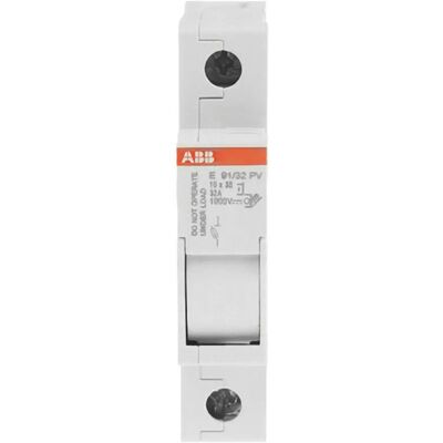ABB E91/32PV Fuse Disconnect - Photovoltaic, 1-pole ABB E91/32PV Fuse Disconnect - Photovoltaic, 1-pole