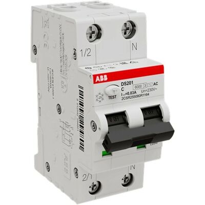 ABB DS201C10AC30 - Interruptor Diferencial Magnetotérmico ABB DS201C10AC30 - Interruptor Diferencial Magnetotérmico