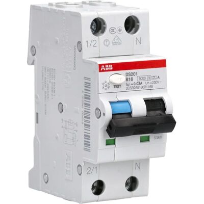 ABB DS201 B16A30 - Residual Current Device - 16A, 230V, Type B ABB DS201 B16A30 - Residual Current Device - 16A, 230V, Type B