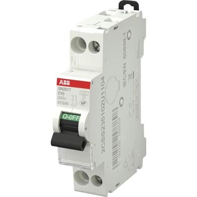 ABB SN201 T C10 L Disjoncteur - Type C - 10 A - Publicité ABB SN201 T C10 L Disjoncteur - Type C - 10 A - Publicité
