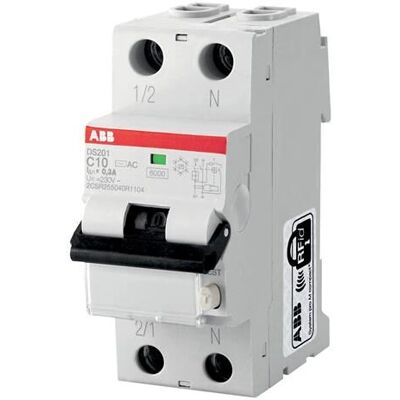 ABB 471113 - 16A RCBO Courbe C Montage sur rail DIN - Publicité ABB 471113 - 16A RCBO Courbe C Montage sur rail DIN - Publicité