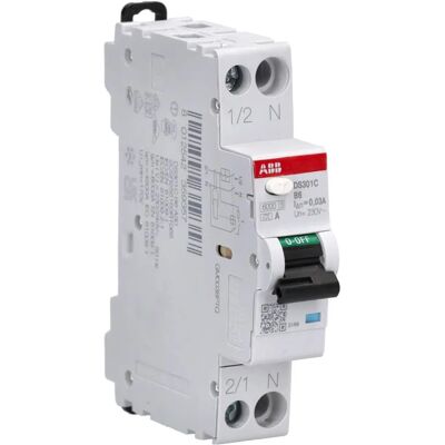 ABB DS301CB6A30 - Interruptor diferencial - 6kA, 30mA, Tipo B ABB DS301CB6A30 - Interruptor diferencial - 6kA, 30mA, Tipo B