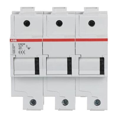 ABB E 93/125 3P Weiß - Sicherungshalter ABB E 93/125 3P Weiß - Sicherungshalter