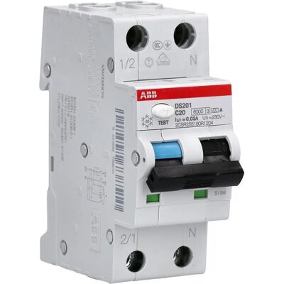 ABB DS201C20A30 - Interrupteur différentiel - Type A, 20A, 30mA - Publicité ABB DS201C20A30 - Interrupteur différentiel - Type A, 20A, 30mA - Publicité