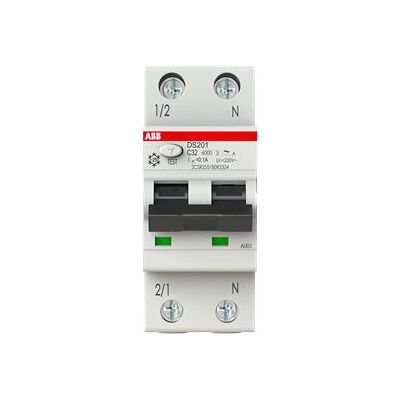 ABB - DS201 C32 A100 - 1P+N - Typ A - Circuit Breaker ABB - DS201 C32 A100 - 1P+N - Typ A - Circuit Breaker