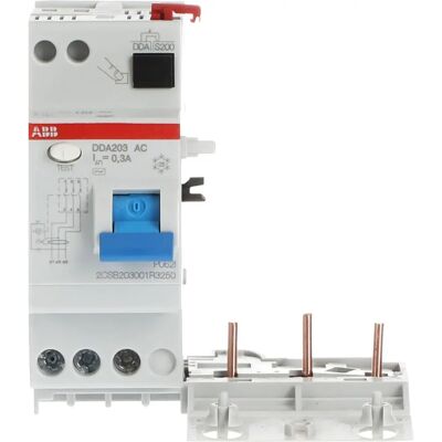 ABB DDA203 25A 3P Disjoncteur différentiel - Type AC - Publicité ABB DDA203 25A 3P Disjoncteur différentiel - Type AC - Publicité