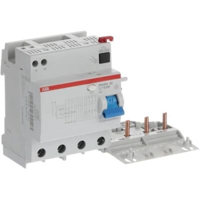 ABB DDA204 Disjoncteur différentiel - 4P, 63A, 30mA, Type AC - Publicité ABB DDA204 Disjoncteur différentiel - 4P, 63A, 30mA, Type AC - Publicité