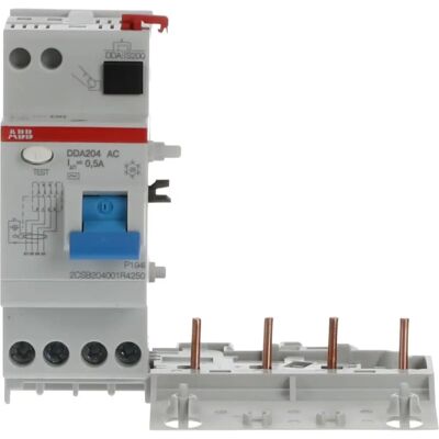 ABB DDA204 Disjoncteur différentiel - 4P 25A 500mA Type AC - Publicité ABB DDA204 Disjoncteur différentiel - 4P 25A 500mA Type AC - Publicité