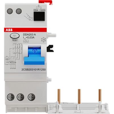 ABB DDA203A-25/0,03 Dispositif différentiel - 3 pôles 25A 30mA - Publicité ABB DDA203A-25/0,03 Dispositif différentiel - 3 pôles 25A 30mA - Publicité