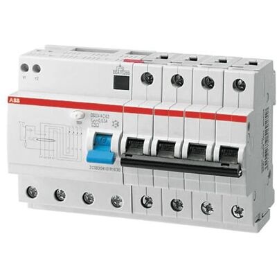 ABB DS204 Disjoncteur différentiel - 16A, 30mA, 4P - Protection - Publicité ABB DS204 Disjoncteur différentiel - 16A, 30mA, 4P - Protection - Publicité