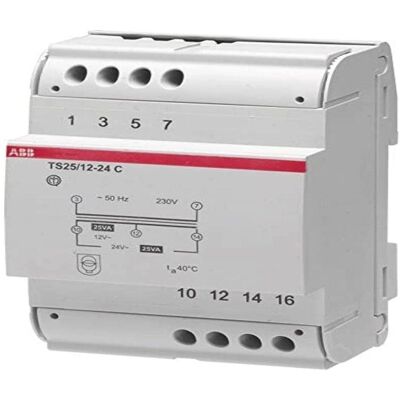 Transformateur modulaire Bricoman 25VA 12-24V - Transformateur Transformateur modulaire Bricoman 25VA 12-24V - Transformateur