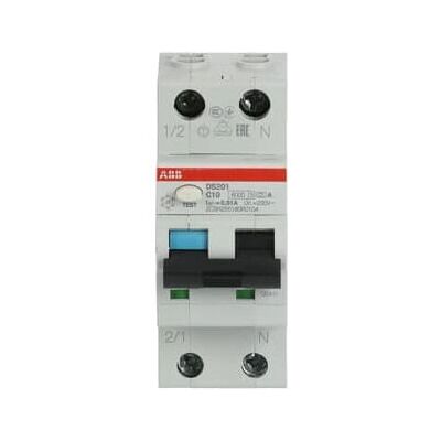 ABB DS201A-B40/0,03 - FI/LS-Schalter 6kA, 1p+N - Schutzschalter ABB DS201A-B40/0,03 - FI/LS-Schalter 6kA, 1p+N - Schutzschalter