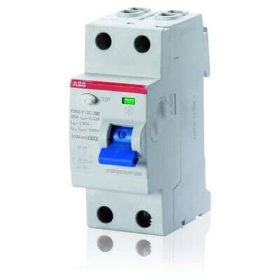 ABB F202 F-40/0,03 Fehlerstromschutzschalter - FI-Schutzschalter 2p, Type F ABB F202 F-40/0,03 Fehlerstromschutzschalter - FI-Schutzschalter 2p, Type F