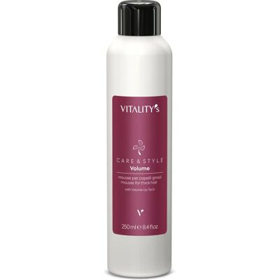 Vitality's Care & Style Mousse Volume Cheveux Epais - Publicité Vitality's Care & Style Mousse Volume Cheveux Epais - Publicité