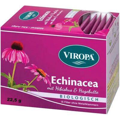 Tè alle Erbe Echinacea Bio Viropa - Supporto al sistema immunitario Tè alle Erbe Echinacea Bio Viropa - Supporto al sistema immunitario