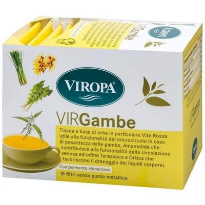 Viropa Virgambe Tisana - Supporto microcircolazione e gambe pesanti Viropa Virgambe Tisana - Supporto microcircolazione e gambe pesanti