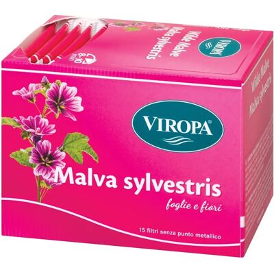 Tisana Malva Sylvestris Viropa - 15 Filtri Tisana Malva Sylvestris Viropa - 15 Filtri