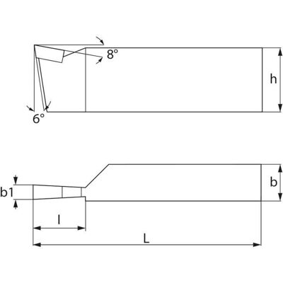 FERVI - BRAS410920RP - 20x20 mm - ISO 7 - Werkzeug FERVI - BRAS410920RP - 20x20 mm - ISO 7 - Werkzeug