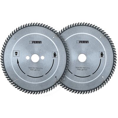 Fervi Hoja de Sierra Circular - 250mm Diámetro, 60 Dientes, Universal, Revestimiento de Metal Duro - Discos para Sierra Fervi Hoja de Sierra Circular - 250mm Diámetro, 60 Dientes, Universal, Revestimiento de Metal Duro - Discos para Sierra