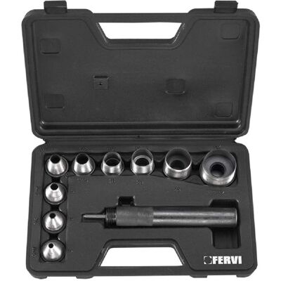 FERVI Modèle 0081 - Ensemble de 9 poinçons 5-32mm - Publicité FERVI Modèle 0081 - Ensemble de 9 poinçons 5-32mm - Publicité