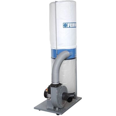Fervi 0759 Estrattore di polvere industriale - 1500W, 2x100mm Ingressi Fervi 0759 Estrattore di polvere industriale - 1500W, 2x100mm Ingressi