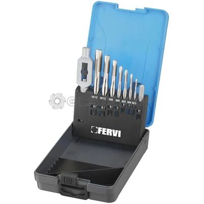 Fervi M312/P Bohrersatz - 8 Stück für Durchgangslöcher Fervi M312/P Bohrersatz - 8 Stück für Durchgangslöcher