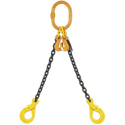 Fervi - Eslingas de cadena 2 brazos 7mm - 2000mm - 2120kg Fervi - Eslingas de cadena 2 brazos 7mm - 2000mm - 2120kg