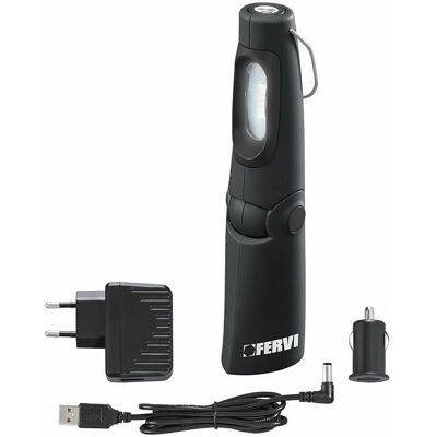 FERVI 0889 Luz de trabajo LED - Magnética, Recargable, Portátil FERVI 0889 Luz de trabajo LED - Magnética, Recargable, Portátil