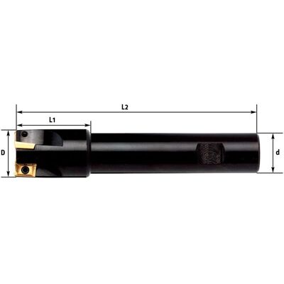 FERVI F300/25/16L - Fresa a inserto - Fresadora universal vertical y horizontal FERVI F300/25/16L - Fresa a inserto - Fresadora universal vertical y horizontal