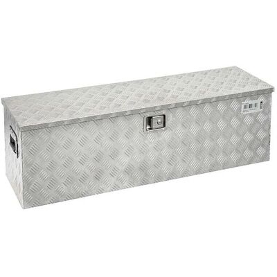 Caja de almacenamiento de herramientas de aluminio Fervi - 124x38,5x38,5 cm Caja de almacenamiento de herramientas de aluminio Fervi - 124x38,5x38,5 cm