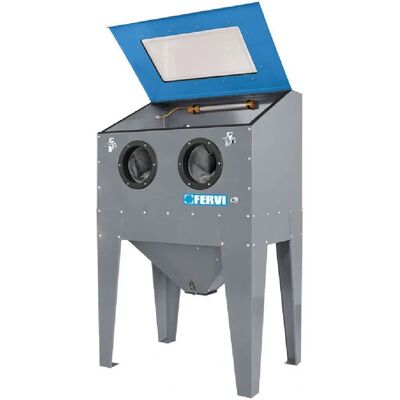 Fervi 0575S Macchina di Sabbiatura - Con Adattatore Vacuüm & Accessori Fervi 0575S Macchina di Sabbiatura - Con Adattatore Vacuüm & Accessori