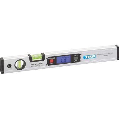 FERVI Digitale Waterpas - 400mm Magnetisch Aluminium - Precies & Automatische Uitschakeling FERVI Digitale Waterpas - 400mm Magnetisch Aluminium - Precies & Automatische Uitschakeling
