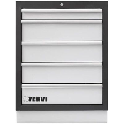 FERVI A007/05 Cassettiera resistente con 5 cassetti FERVI A007/05 Cassettiera resistente con 5 cassetti