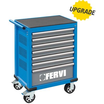 Fervi C960/CC01 - Carrello strumenti - 7 cassetti - Utensili automotive Fervi C960/CC01 - Carrello strumenti - 7 cassetti - Utensili automotive