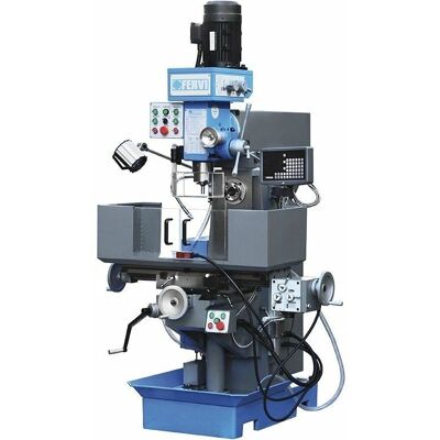 Fervi F050U - Fresatrice verticale - display a 3 assi, mandrino ISO40, taglio metallo Fervi F050U - Fresatrice verticale - display a 3 assi, mandrino ISO40, taglio metallo