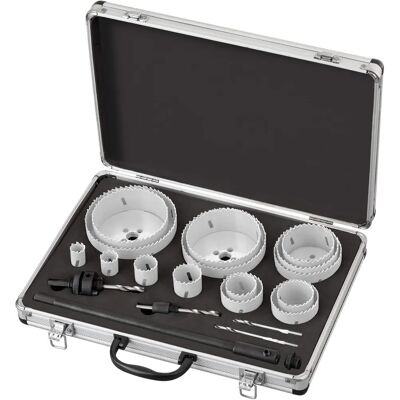 Juego de sierras a taza industrial FERVI Modelo 0712/010 - Accesorios de taladro Juego de sierras a taza industrial FERVI Modelo 0712/010 - Accesorios de taladro