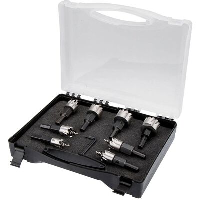 FERVI - F015/008S - 16-35 mm - HSS - Set frese a tazza in HSS FERVI - F015/008S - 16-35 mm - HSS - Set frese a tazza in HSS