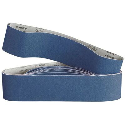 FERVI Bandes abrasives en zirconium - 1500x120mm Grain 60 - Publicité FERVI Bandes abrasives en zirconium - 1500x120mm Grain 60 - Publicité