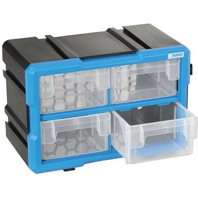 FERVI Cassettiera modulare con 4 cassetti - Spazio officina e garage FERVI Cassettiera modulare con 4 cassetti - Spazio officina e garage