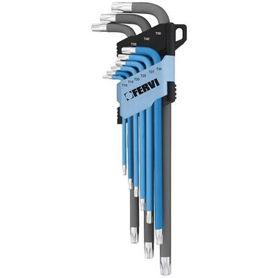 Fervi Modell 0545/TF Langes Torx-Schlüsselsatz - Schraubenzieherset Fervi Modell 0545/TF Langes Torx-Schlüsselsatz - Schraubenzieherset