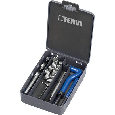 FERVI - BSF7/16 - 10 insertos - Kit de reparación de roscas FERVI - BSF7/16 - 10 insertos - Kit de reparación de roscas