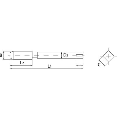 FERVI - Maschio bsw sti 3/8 x 16 - Gewindeeinsats-Werkzeug FERVI - Maschio bsw sti 3/8 x 16 - Gewindeeinsats-Werkzeug