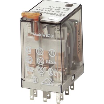 Finder 55.33.8.110.5000 Relais - 110V AC, 10A, 3 Umschalter, Einbau Finder 55.33.8.110.5000 Relais - 110V AC, 10A, 3 Umschalter, Einbau