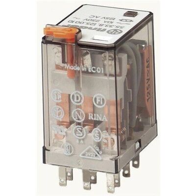 Finder Relais 55 Serie - 3PDT, 230V AC, 10A Finder Relais 55 Serie - 3PDT, 230V AC, 10A