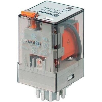 FINDER 60.12.9.012.0040 12V Relay DPDT - Power Relay FINDER 60.12.9.012.0040 12V Relay DPDT - Power Relay